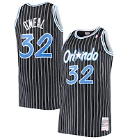 Men's Mitchell & Ness Shaquille O'Neal Black Orlando Magic Big Tall Hardwood Classics Jersey