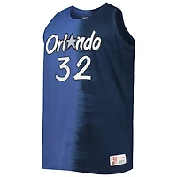 Débardeur pour homme Mitchell & Ness Shaquille O'Neal Bleu/Marine Orlando Magic Big Tall Profile Tie-Dye Player