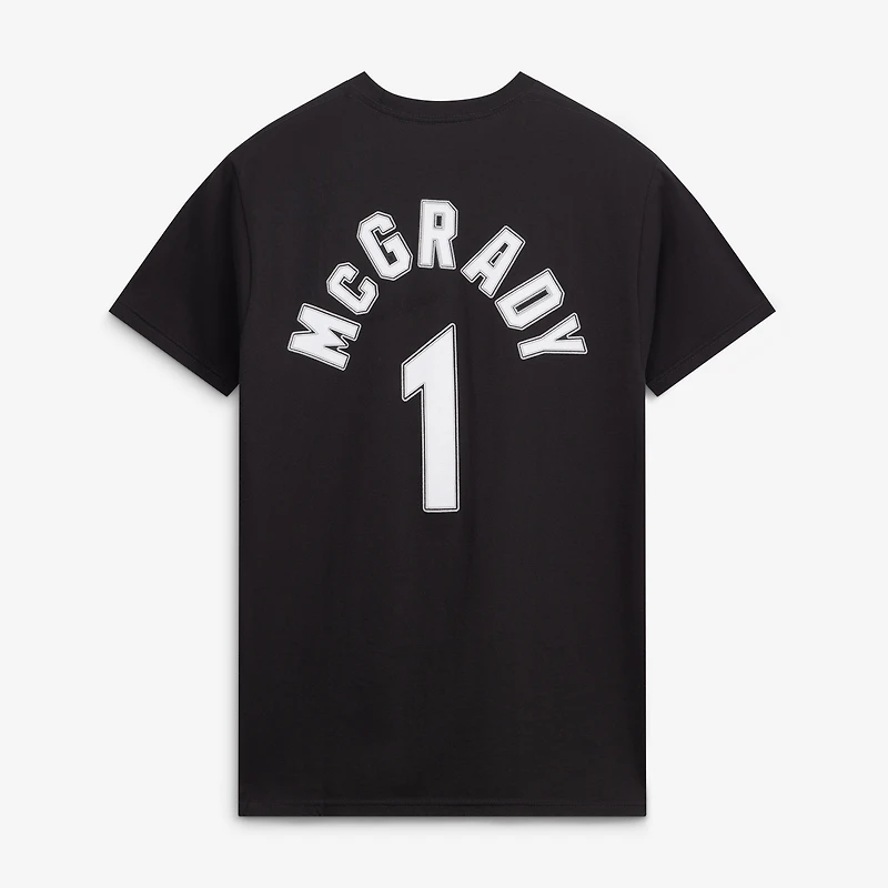T-shirt noir avec nom et numéro de point Mitchell & Ness Tracy McGrady Orlando Magic Hardwood Classics pour hommes
