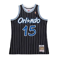 Men's Mitchell & Ness Vince Carter Black Orlando Magic 2009/10 Hardwood Classics Swingman Jersey