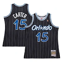 Men's Mitchell & Ness Vince Carter Black Orlando Magic 2009/10 Hardwood Classics Swingman Jersey