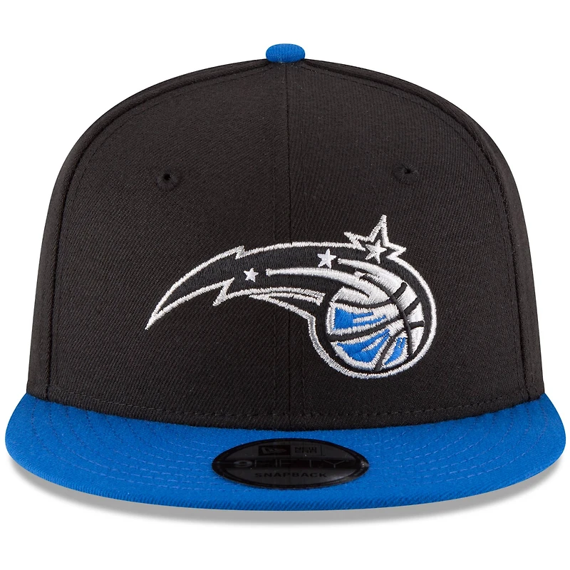 Men's New Era Blue/Black Orlando Magic Two-Tone 9FIFTY Snapback Hat