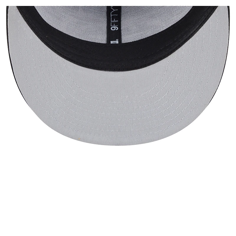 Men's New Era Black Orlando Magic 9FIFTY Snapback Trucker Hat