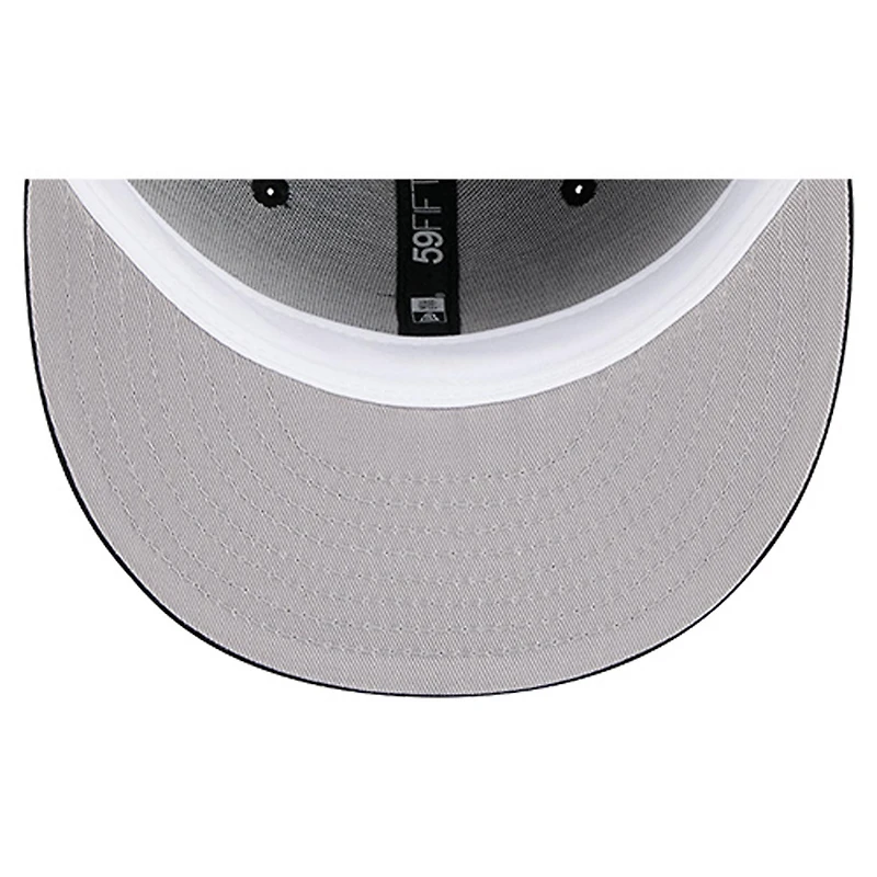 Men's New Era  Black Orlando Magic Core Logo 59FIFTY Fitted Hat