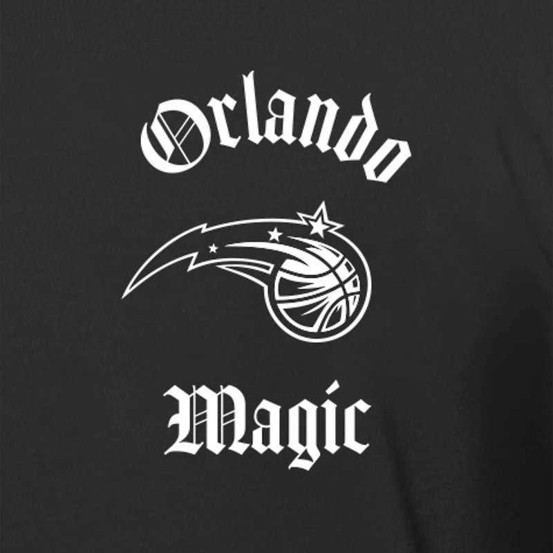 Men's New Era Black Orlando Magic Sugar Skulls T-Shirt