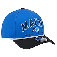 Men's New Era  Blue Orlando Magic Bold Arch 9FORTY A-Frame M-Crown Adjustable Hat