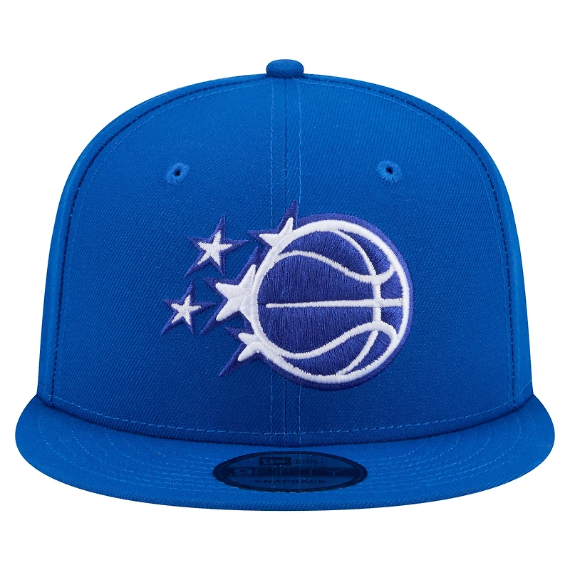 Men's New Era Blue Orlando Magic Team 9FIFTY Snapback Hat