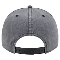 Men's New Era  Charcoal Orlando Magic Throwback Washed Pre-Curved 9FIFTY Snapback Hat