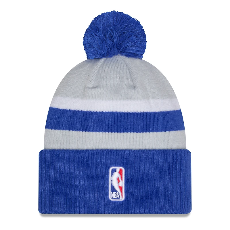 Men's New Era Gray/Blue Orlando Magic 2025/26 City Edition Cuffed Knit Hat with Pom