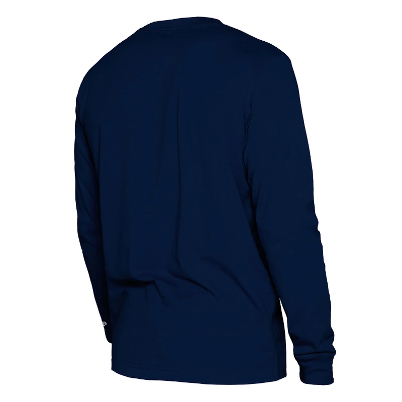 T-shirt à manches longues Orlando Magic City Edition 2024/25 bleu marine New Era pour homme