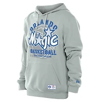 Sweat à capuche polaire New Era argenté Orlando Magic édition City 2025/26 pour homme