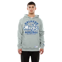 Sweat à capuche polaire New Era argenté Orlando Magic édition City 2025/26 pour homme