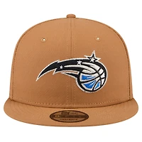 Casquette Snapback Orlando Magic 9FIFTY de New Era pour homme, couleur tan, pack de couleurs