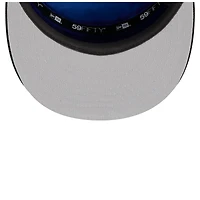 Men's New Era  White/Black Orlando Magic 2025 NBA Tip Off Split Panel 59FIFTY Fitted Hat