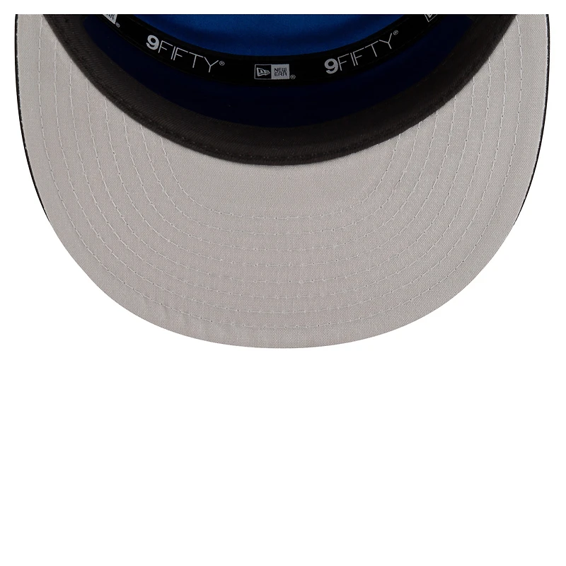 Men's New Era White/Black Orlando Magic 2025 NBA Tip Off Split Panel 9FIFTY Snapback Hat