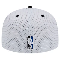 Casquette ajustée Orlando Magic Throwback 2Tone 59FIFTY New Era pour hommes, blanc/noir