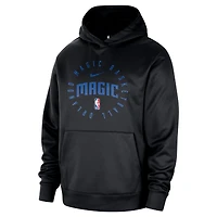Sweat à capuche Nike Orlando Magic Spotlight 2024/25 pour homme, noir, entraînement sur le terrain