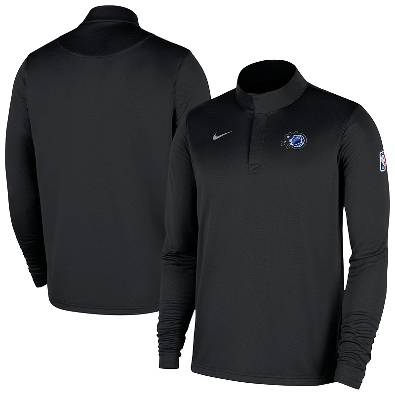 Men's Nike Orlando Magic 2025/26 Authentic Coaches Quarter-Zip Dri-Fit Top
