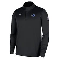 Men's Nike Black Orlando Magic 2025/26 Authentic Coaches Quarter-Zip Dri-Fit Top