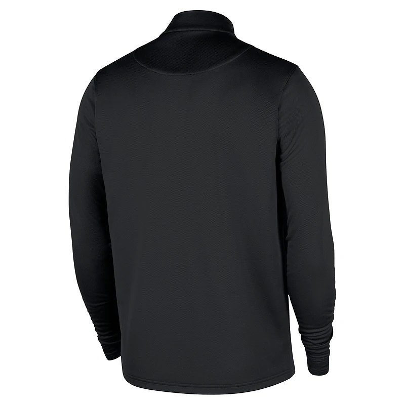 Men's Nike Black Orlando Magic 2025/26 Authentic Coaches Quarter-Zip Dri-Fit Top