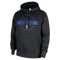 Sweat à capuche Nike Orlando Magic Authentic Practice Club 2025/26 noir pour homme