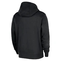 Men's Nike Black Orlando Magic 2025/26 Authentic Practice Club Pullover Hoodie