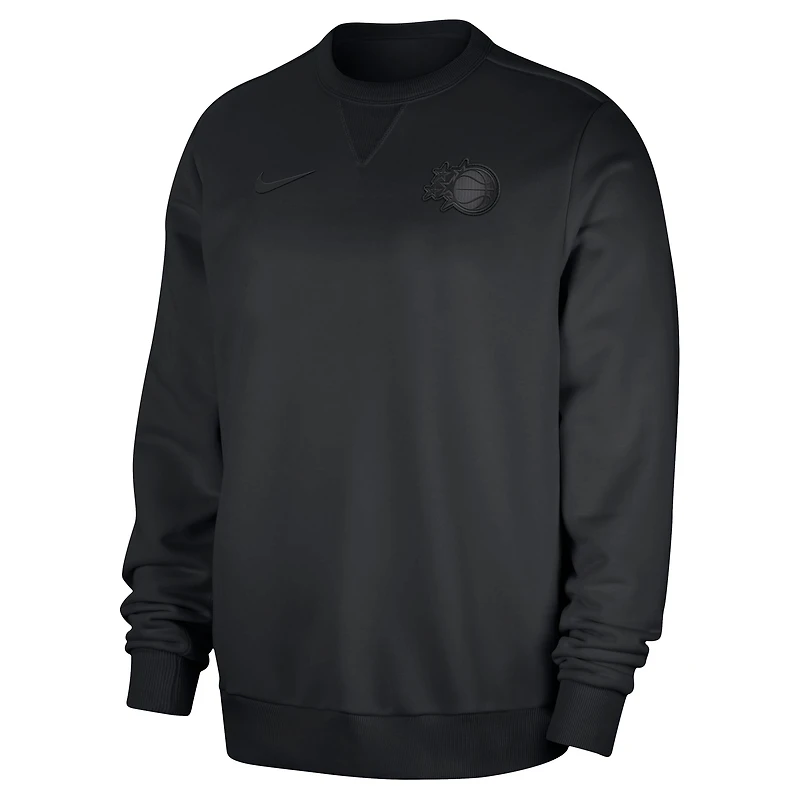 Sweat-shirt Nike Orlando Magic Authentic Standard Issue Travel Dri-FIT noir pour homme