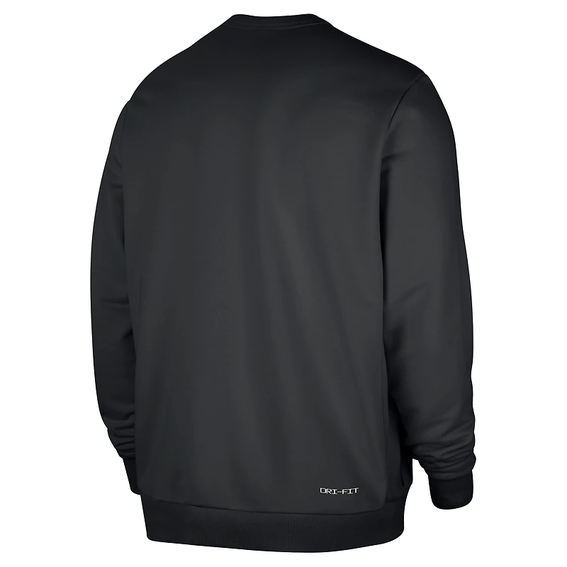 Men's Nike  Black Orlando Magic Authentic Standard Issue Travel Dri-FIT Sweatshirt