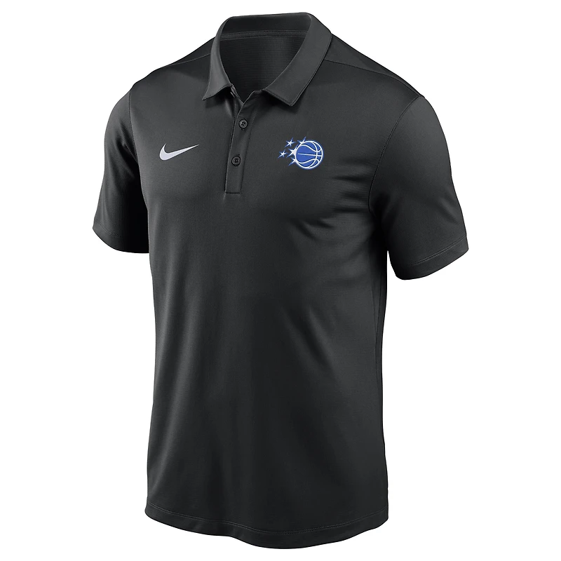 Polo Nike Victory Performance noir pour homme des Orlando Magic
