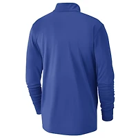 Haut Nike bleu Orlando Magic 2024/25 Courtside Performance à demi-zip pour homme