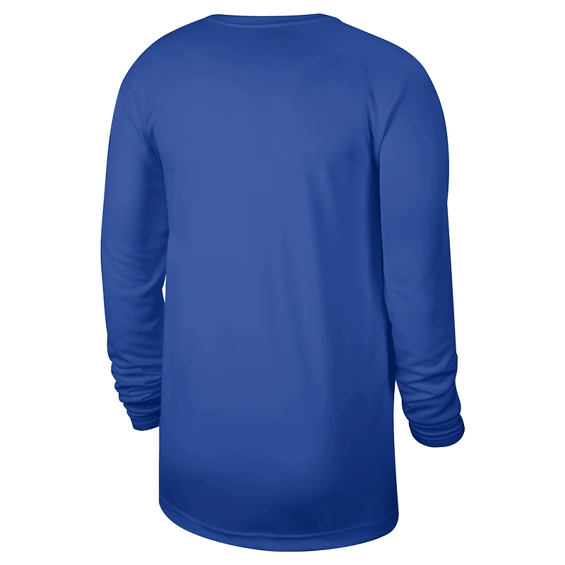 T-shirt d'entraînement à manches longues Nike Orlando Magic 2024/25 Legend pour homme, bleu