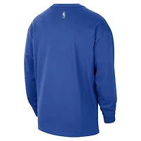T-shirt à manches longues Nike bleu Orlando Magic 2025/26 City Edition Remix Essential Logo pour homme
