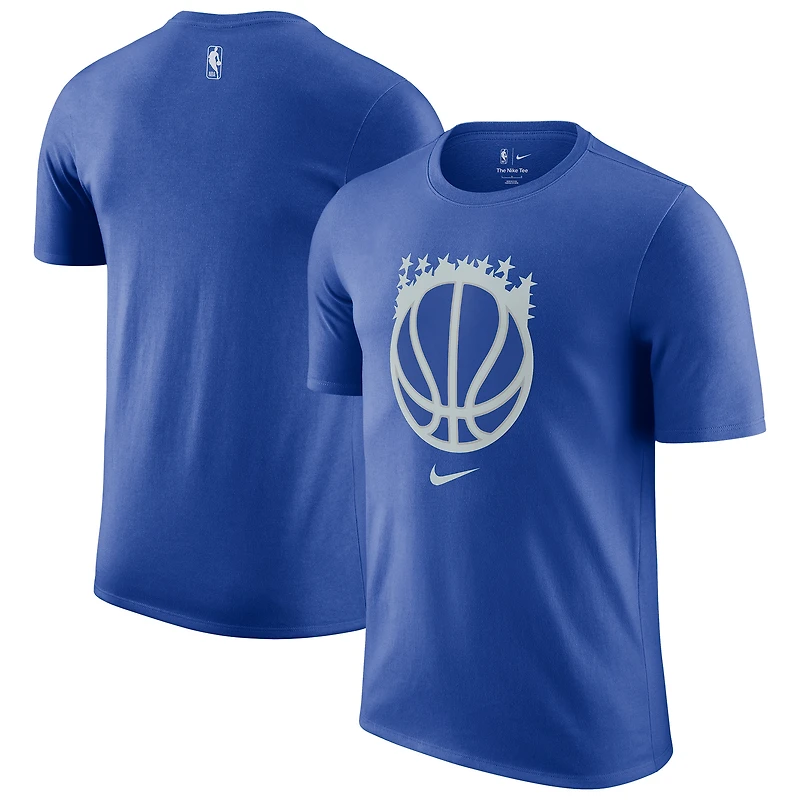 T-shirt Nike bleu Orlando Magic 2025/26 City Edition Remix Essential Logo pour homme