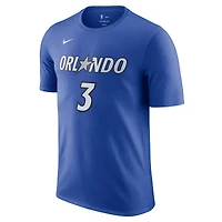 Men's Nike Desmond Bane Blue Orlando Magic Icon Edition Name & Number T-Shirt