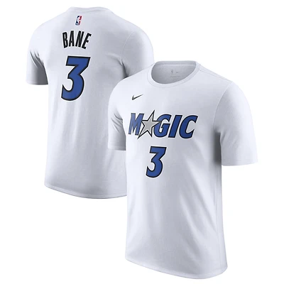 T-shirt Nike Desmond Bane blanc pour homme, édition Association, avec nom et numéro, Orlando Magic