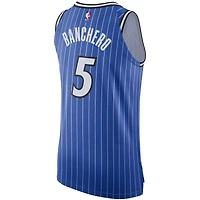 Maillot de joueur authentique Nike Paolo Banchero bleu des Orlando Magic pour homme - Édition Icon