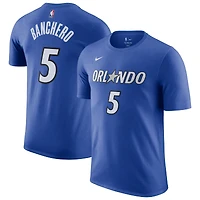 T-shirt Nike Paolo Banchero bleu pour homme, édition Icon, nom et numéro, Orlando Magic