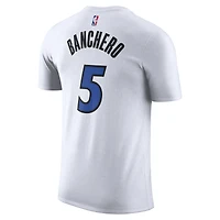 T-shirt Nike Paolo Banchero pour homme, édition Association, nom et numéro, blanc, Orlando Magic