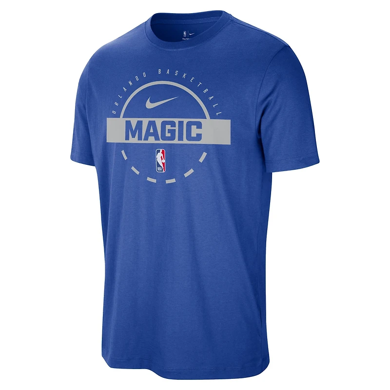 T-shirt d'entraînement Nike Royal Orlando Magic Authentic pour homme