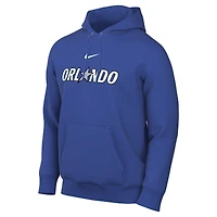 Men's Nike Royal Orlando Magic Sportswear Essential Wordmark Club Hoodie