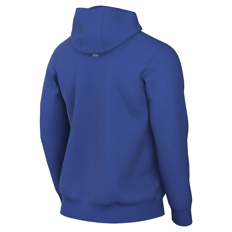 Men's Nike Royal Orlando Magic Sportswear Essential Wordmark Club Hoodie