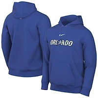 Men's Nike Royal Orlando Magic Sportswear Essential Wordmark Club Hoodie