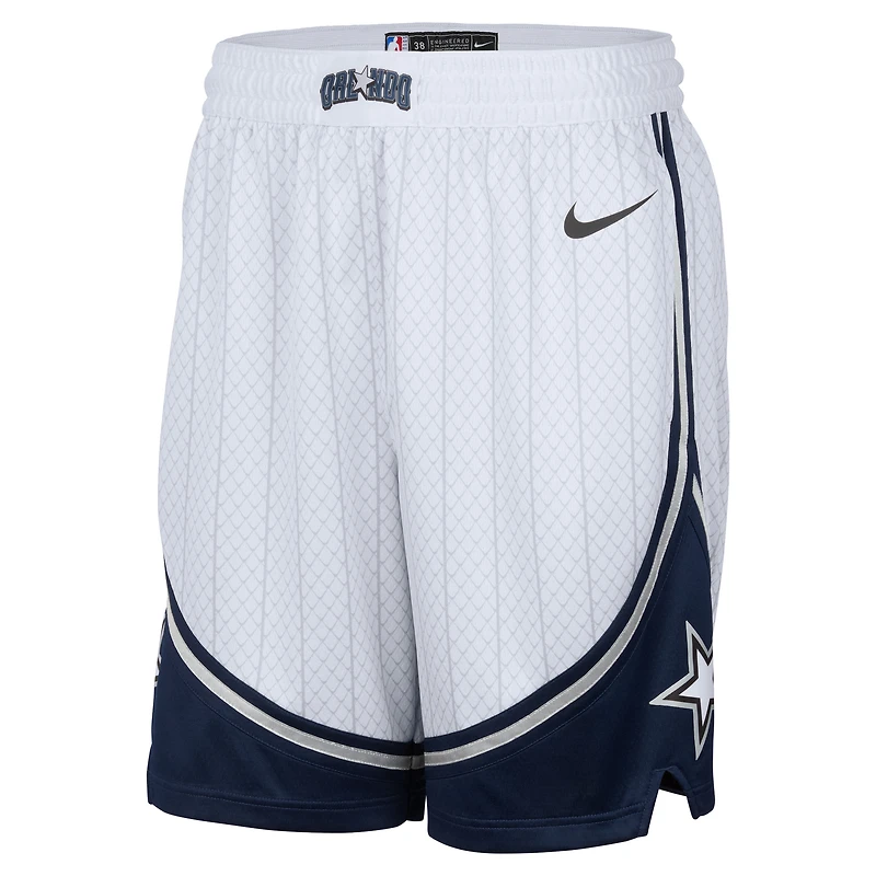 Short Nike Silver Orlando Magic City Edition Swingman pour homme 2024/25