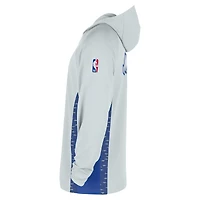 Men's Nike  Silver Orlando Magic 2025/26 City Edition Remix Authentic On-Court Quarter-Zip Dri-FIT Hooded Jacket