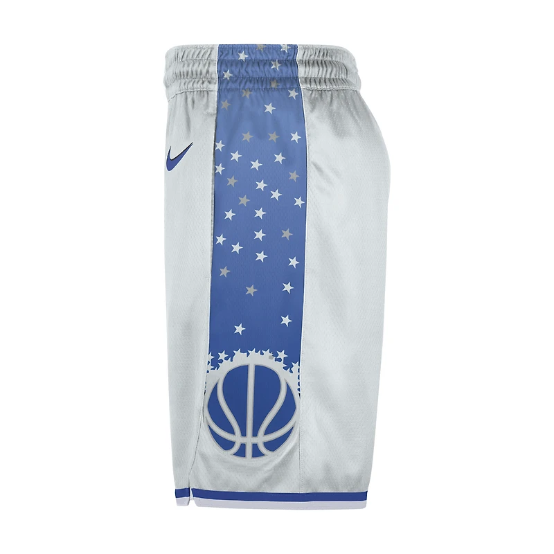 Men's Nike Silver Orlando Magic 2025/26 City Edition Remix Dri-FIT Swingman Shorts