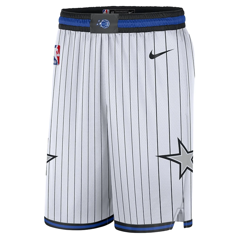 Men's Nike  White Orlando Magic Association Edition Swingman Dri-FIT Shorts