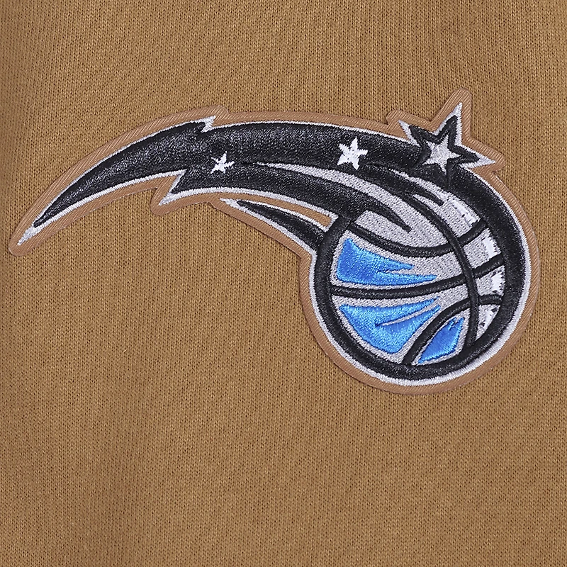 Men's Pro Standard Brown Orlando Magic Paint the City Drop Shoulder Pullover Hoodie