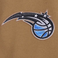 Men's Pro Standard Brown Orlando Magic Paint the City Drop Shoulder Pullover Hoodie