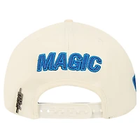 Casquette Snapback Pro Standard Crème Orlando Magic Logo Pop pour hommes