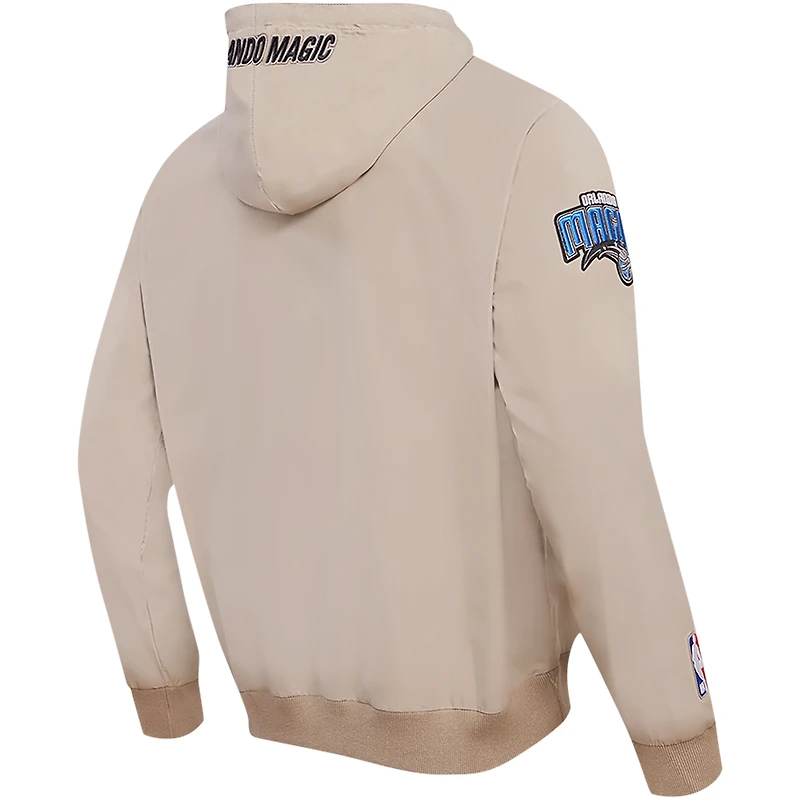 Men's Pro Standard Khaki Orlando Magic Hybrid Full-Zip Hoodie